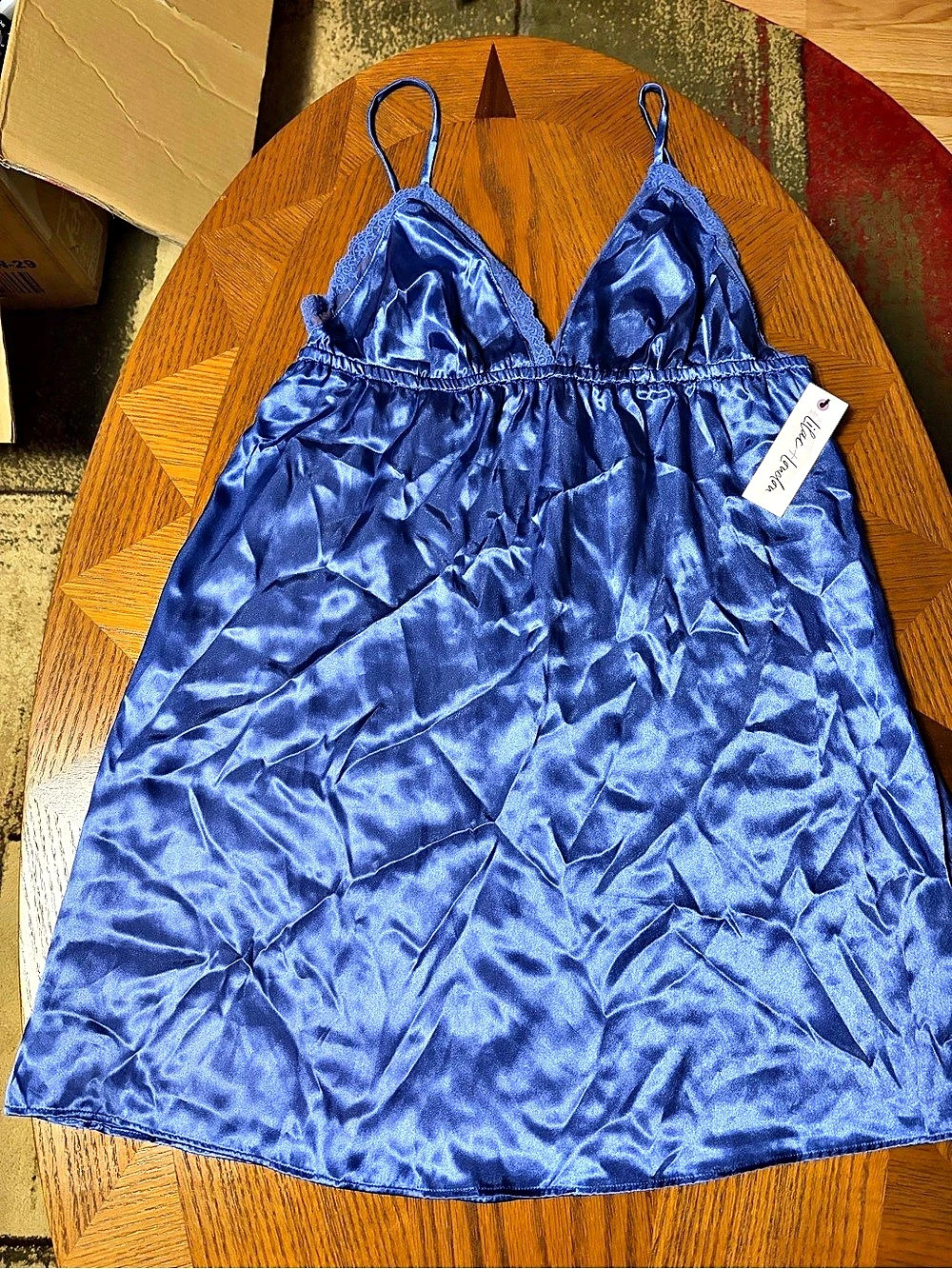 Lilac + London babydoll in Blue Size Large NWT